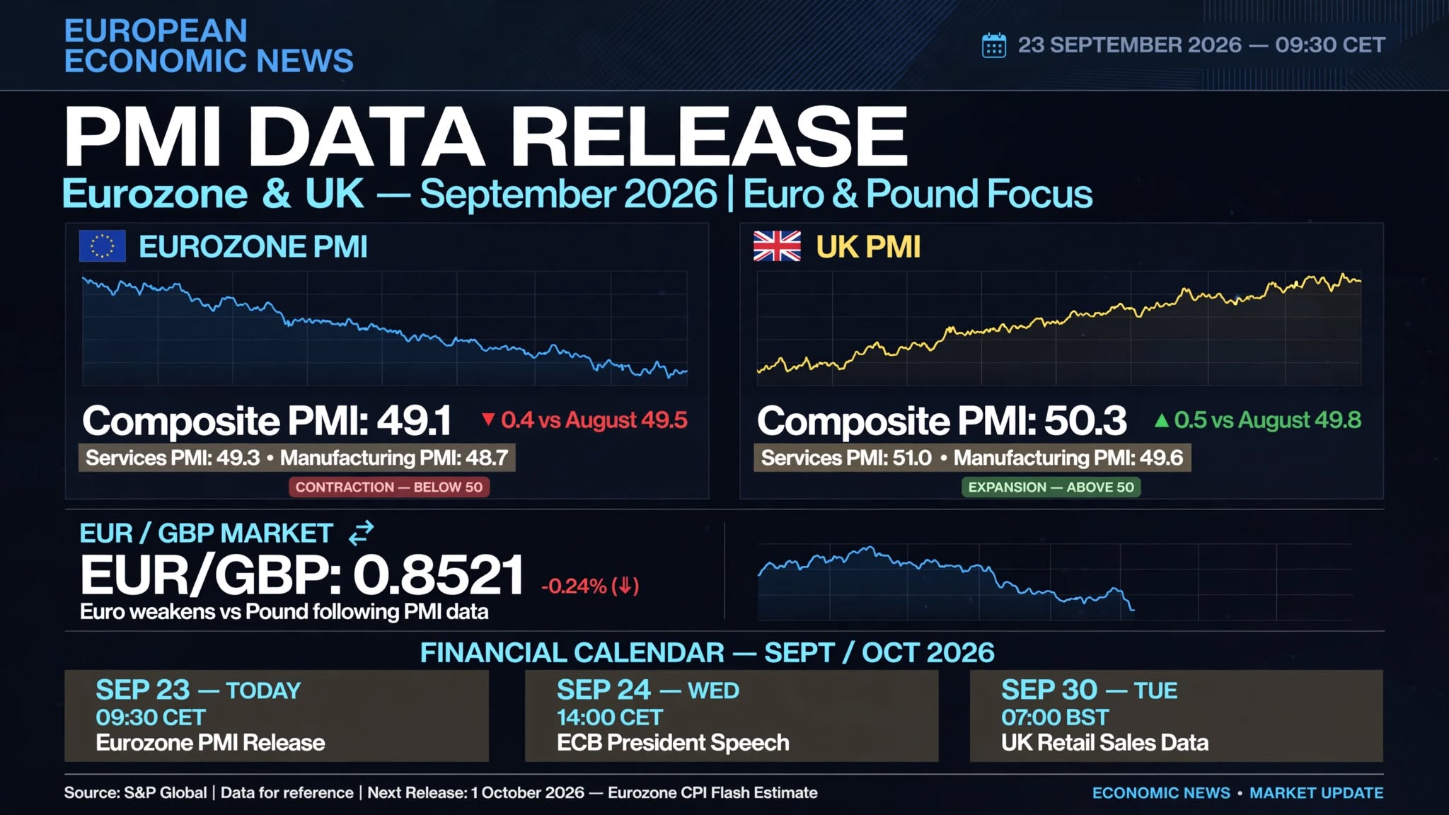 data ekonomi eropa hari ini, rilis data pmi hari ini