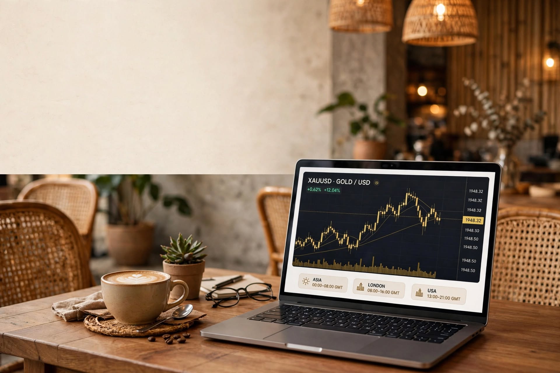 karakteristik XAUUSD sesi Asia, Londo dan USA