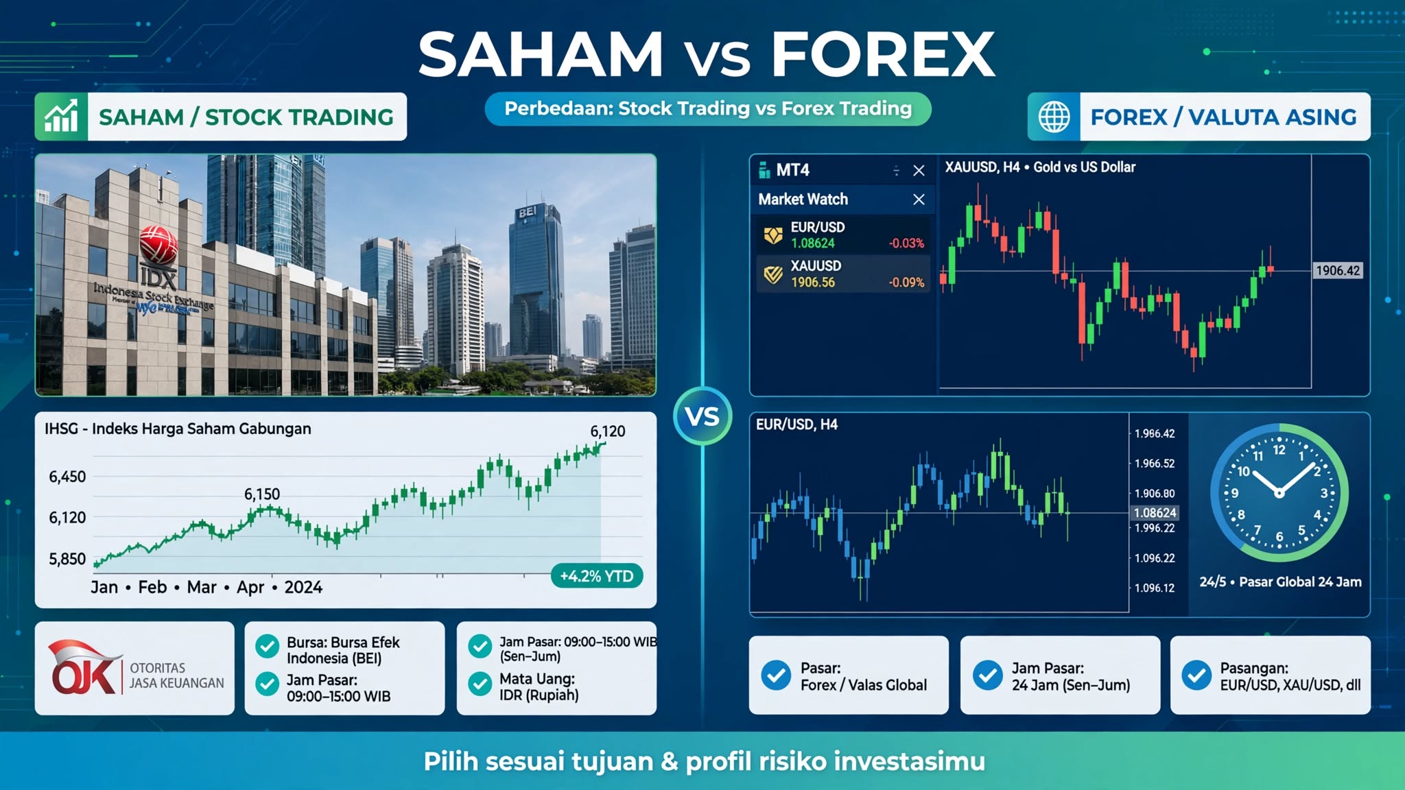 cara daftar akun saham